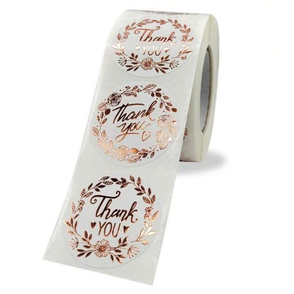 Thank You Stickers - 500 pcs - NWT - Picture 3 of 3